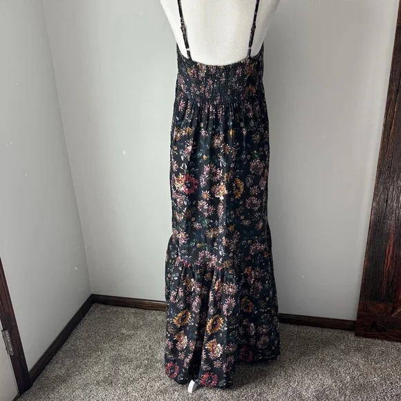 Natural Life Floral Maxi Dress - Black and Multicolor M - Picture 9 of 10